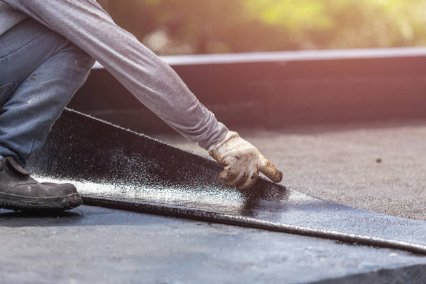 Professional Vapor Barrier Installation technician working in Flemington, PA
